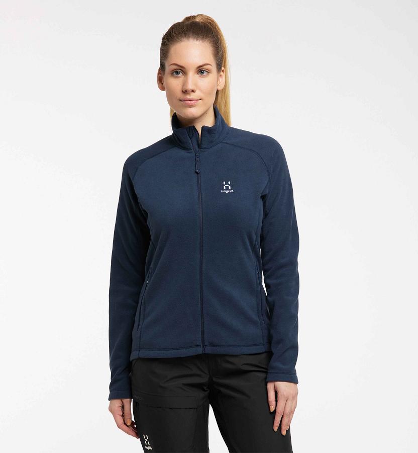 Haglöfs Womens Astro Fleece Dark Blue New Zealand 76985QLWY